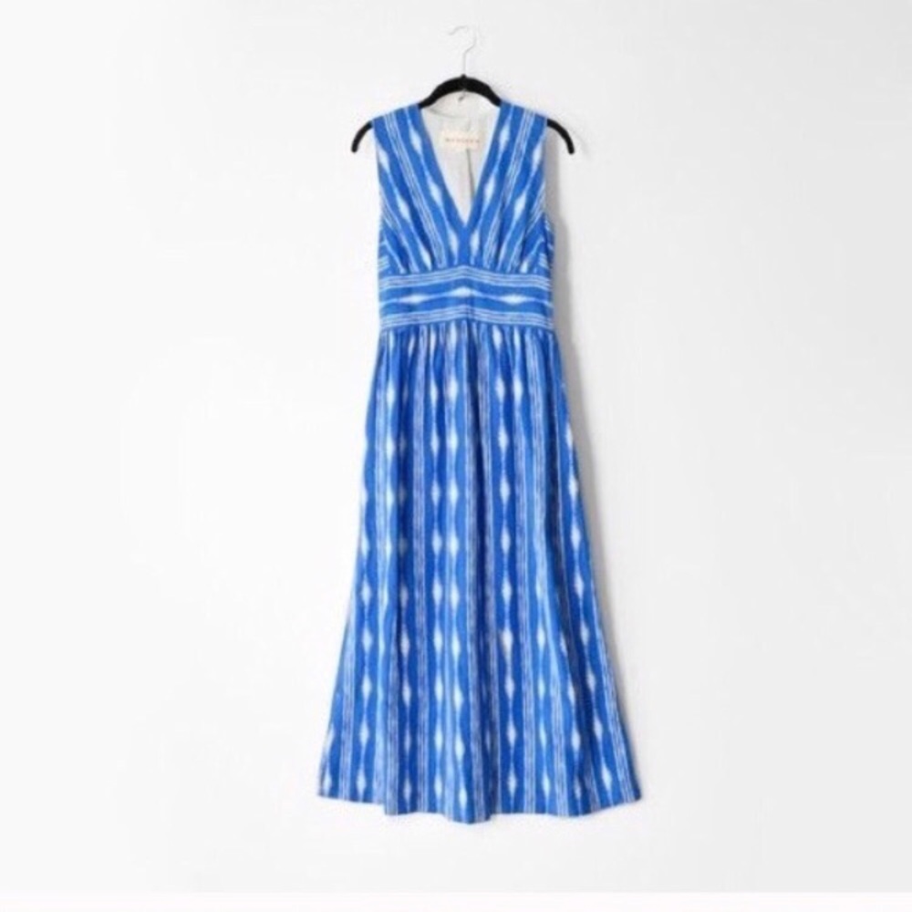 anthropologie mädchen mudcloth maxi dress boho 2